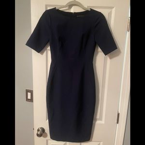 Antonio Melani Navy Blue Long Sleeve Dress, Size 0